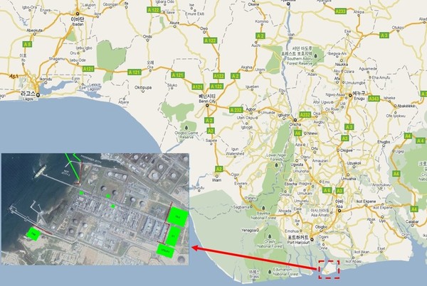 나이지리아 보니섬 위치도 [대우건설 제공]