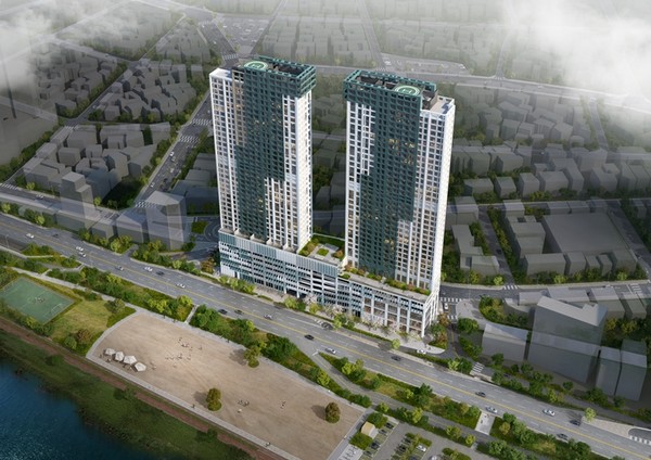 HDC현대산업개발 '울산 태화강 아이파크' 투시도