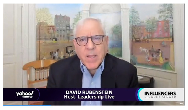 데이비드 루빈스타인 칼라일그룹 공동회장[사진=야후파이낸스 인터뷰 영상 캡처]