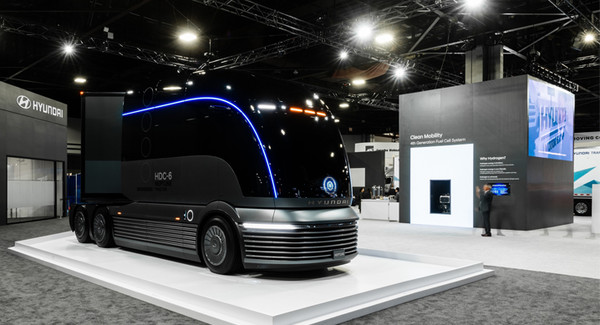 ​​현대차의 수소전용 대형트럭 콘셉트카 ‘넵튠(Neptune)’ [사진=현대차]