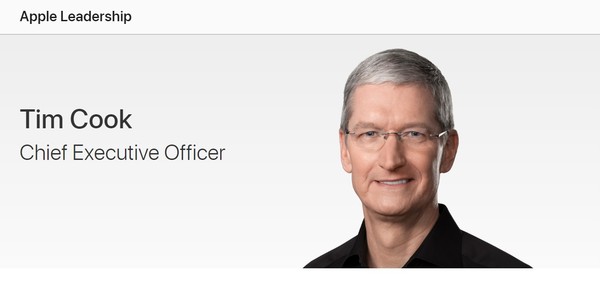 애플의 팀 쿡 최고경영자(CEO)[사진=애플홈페이지]