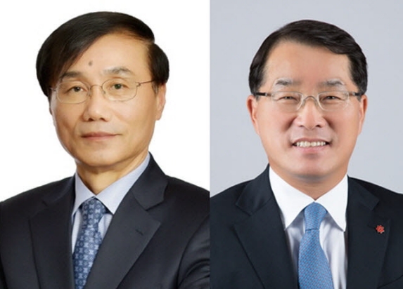 차정호 신세계 대표이사 사장(왼쪽), 장재영 신세계인터내셔날 대표이사 사장