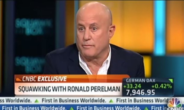 로널드 페렐먼 레브론 회장[사진=CNBC 방송화면 캡처]