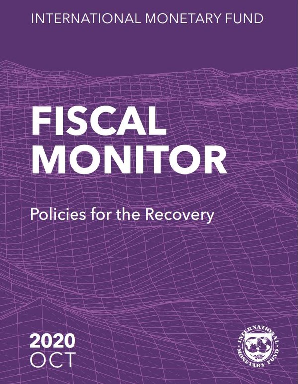 국제통화기금(IMF)이 14일(현지시간) 낸 '재정모니터' 보고서 표지[자료=국제통화기금]