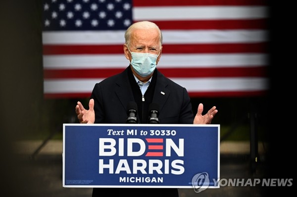 조 바이든 민주당 대선 후보[사진=연합뉴스]