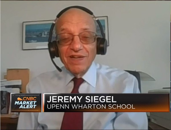 제레미 시겔 미국 펜실베이니아대 와튼스쿨 교수[사진=CNBC 화면 캡처]