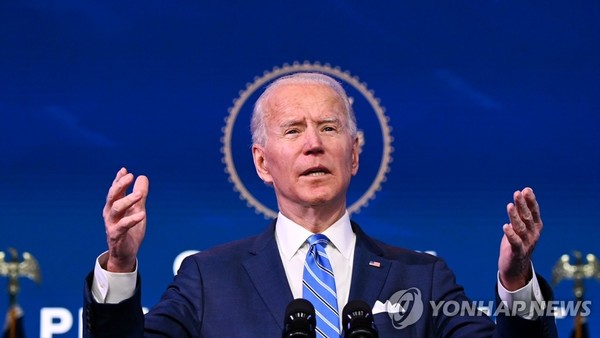 조 바이든 미국 대통령 당선인[사진=연합뉴스]