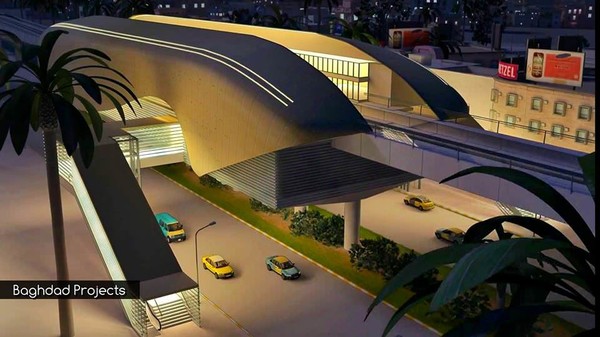 이라크 바그다드 도시철도 역사 조감도 /사진=알스톰, 현대건설