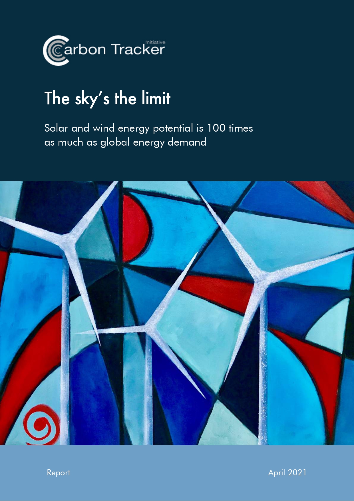 국제 비영리 싱크탱크 카본트랙커(Carbon Tracker)가 지난 23일 낸 '천정부지'(The sky’s the limit) 보고서 표지/사진=카본트랙커