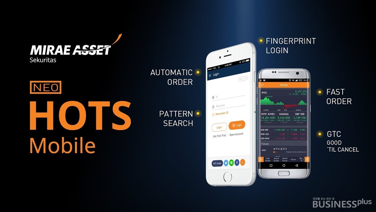 미래에셋증권이 2019년 인도네시아에서 선보인 모바일트레이딩시스템(MTS) /사진=미래에셋증권 