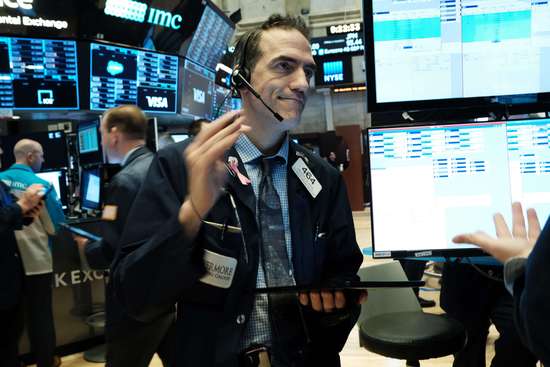 뉴욕증권거래소 내부 객장[사진=연합뉴스]