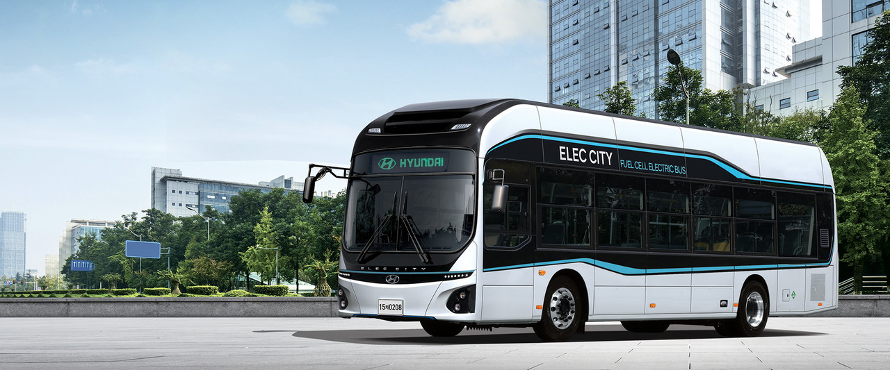 현대자동차가 독일에서 시범운행을 시작하는 수소연료전지버스 '일렉시티' /사진=현대차