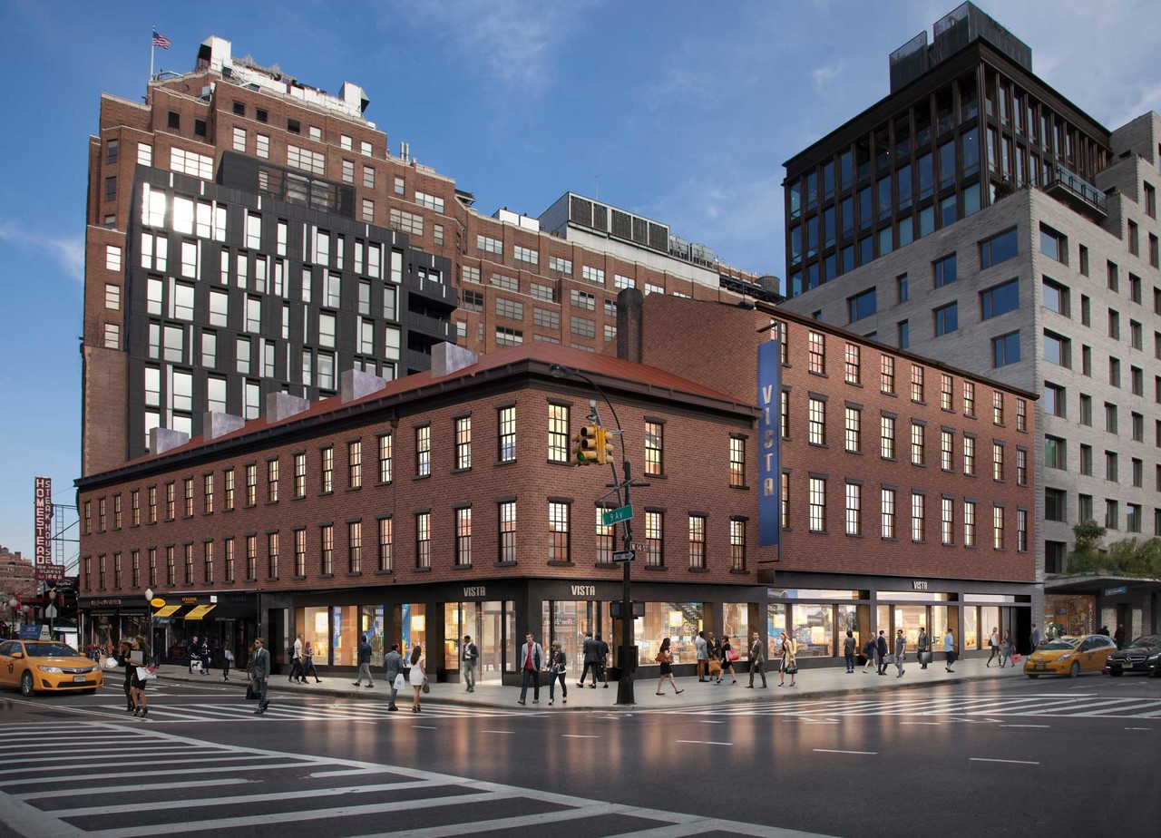 NH농협은행이 리파이낸싱에 참여한 미국 뉴욕 맨해튼 미트패킹 지구 '미트패킹 플라자' 리모델링 사업 투시도 /사진=트라보스 캐피탈 파트너스