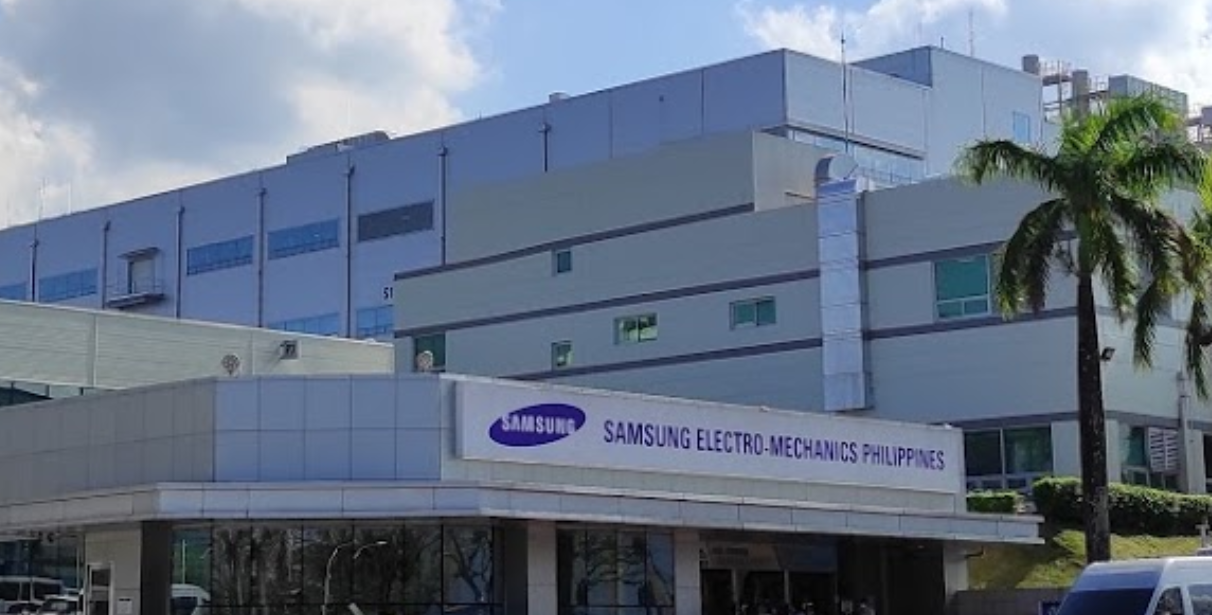 삼성전기 필리핀 공장. 이곳에서는 적층세라믹콘덴서(MLCC) 제품을 생산하는데, 코로나 변이 바이러스 확산을 막기 위한 필리핀 정부의 규제로 생산에 차질을 빚고 있다.  /사진=구글 맵 갈무리
