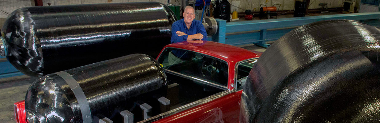 한화솔루션 미국 자회사 한화시마론의 대형 탱크 제품 /사진=한화시마론