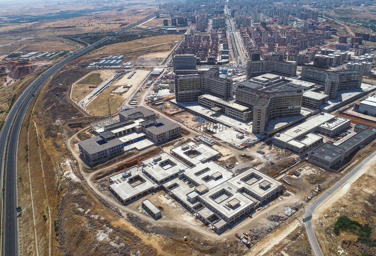 삼성물산 컨소시엄이 민관협력(PPP) 방식으로 추진 중인 터키 가지안텝 종합병원 공사 현장. /사진=CCN Insaat