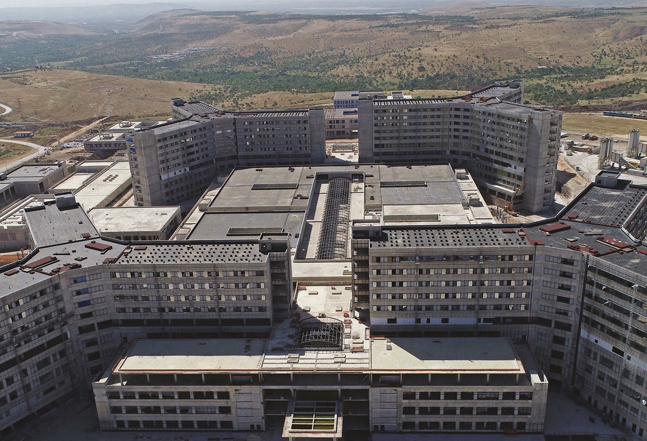 완공을 앞둔 터키 가지안톕 종합병원 /사진=CCN Insaat