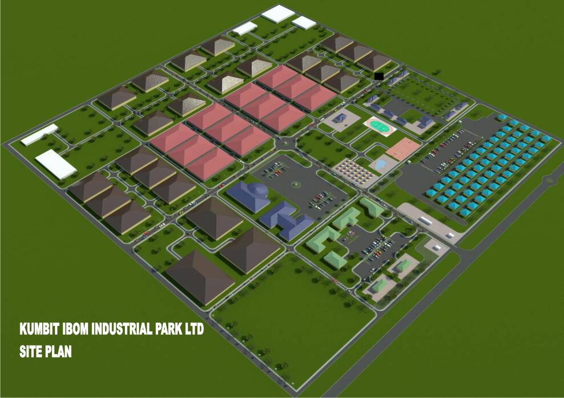 한국계 기업 금빛글로벌이 추진하는 나이지리아 아콰이봄주 이봄 산업단지 조감도. /사진=금빛글로벌