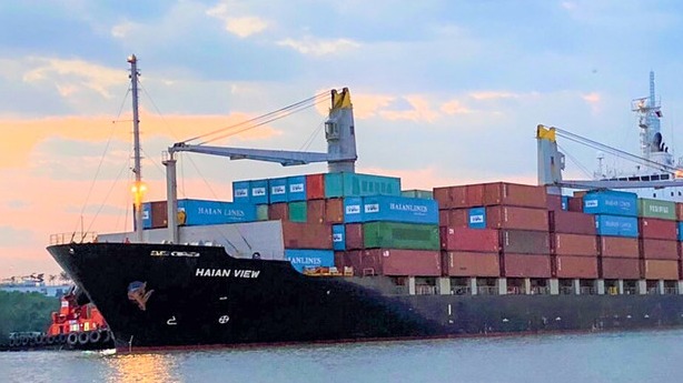 베트남 해운회사 하이안트랜스포트&스티브도링이 운용하는 컨테이너선. /사진=하이안트랜스포트&스티브도링