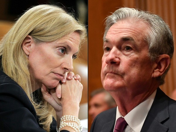 미국 연방준비제도(Fed·연준) 차기 의장 자리를 놓고 경쟁하고 있는 라엘 브레이너드 연준 이사(왼쪽)와 제롬 파월 연준 의장/사진=AFP연합뉴스 