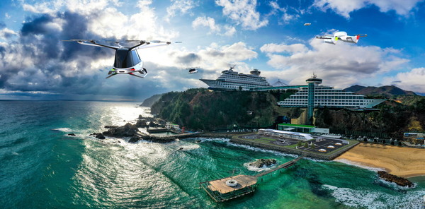 UAM 관광 및 카고드론 활용 버티포트(안) / 사진=대우건설