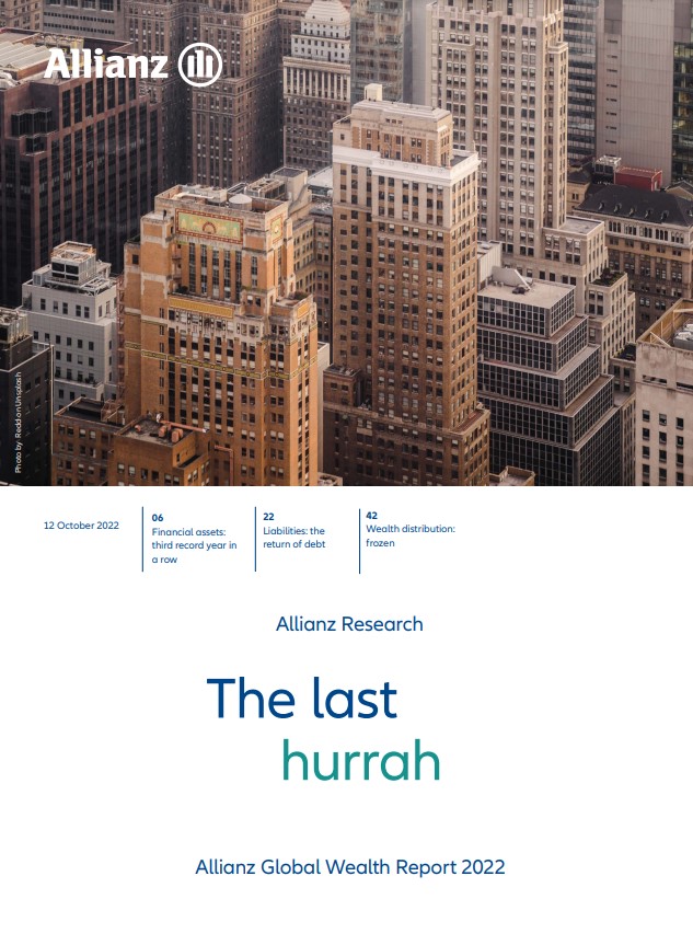 알리안츠의 '2022 글로벌 부(富) 보고서' 표지 / 사진=알리안츠 웹사이트 보고서 캡처