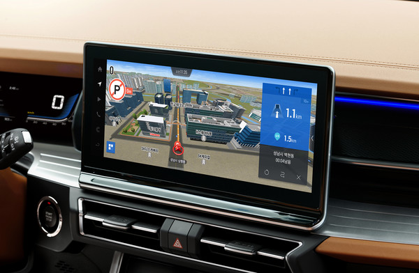 쌍용차 토레스 내비게이션 / 사진=쌍용차