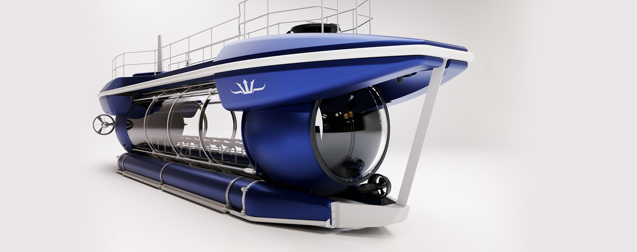 트리튼서브머린스의 잠수함 '트리튼 딥뷰'(Triton Deepview) / 사진=트리튼서브머린스 웹사이트