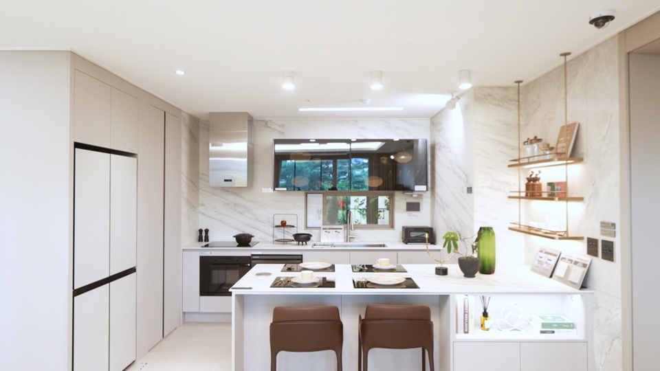 '힐스테이트 동탄역 센트릭' 84㎡A 타입 유니트 모습 / 사진=현대건설