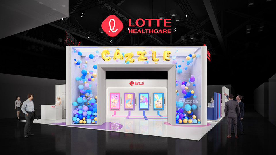 내년 1월 5~8일 미국 라스베이거스에서 열리는 세계 최대 가전·IT 박람회인 'CES(Consumer Electronic Show) 2023'에 마련되는 롯데헬스케어 전시관 / 사진=롯데그룹