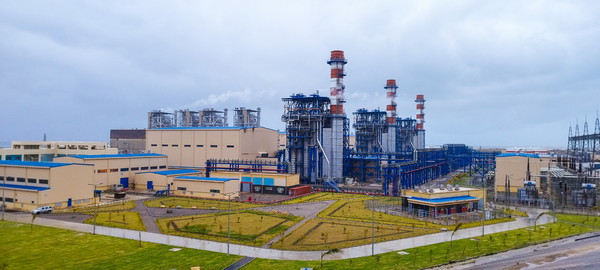 알제리 라스지넷 가스복합화력발전소 전경./사진=대우건설