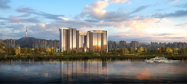 이촌 우성아파트 투시도./사진=SK에코플랜트