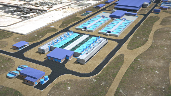 UAE 슈웨이하트(Shuweighat) 4단계 해수담수화사업 조감도. /사진=GS건설