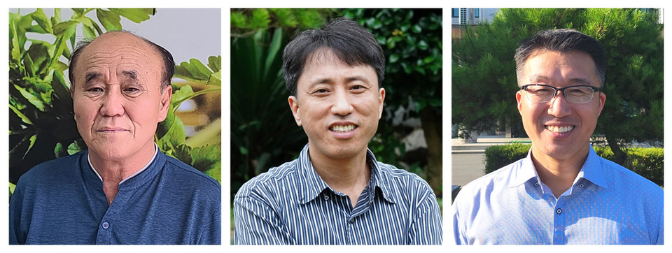 왼쪽부터 박이준, 권혁범, 김경상씨 / 사진=대산농촌재단