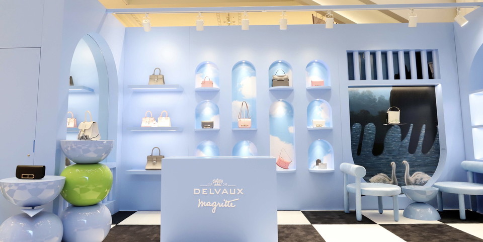 신세계 강남점 델보X르네 마그리트 팝업 스토어 / 사진=신세계백화점
