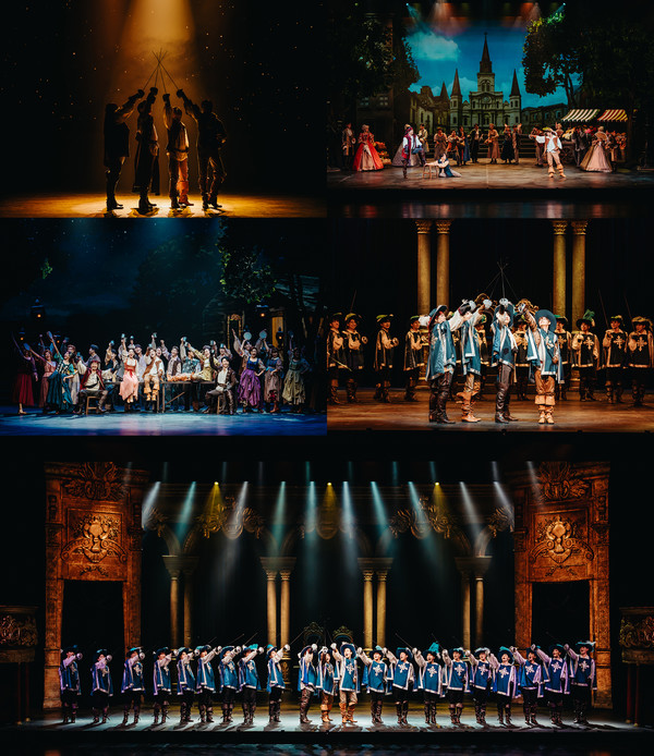 뮤지컬 '삼총사' 대만 공연 모습. /사진=㈜글로벌컨텐츠