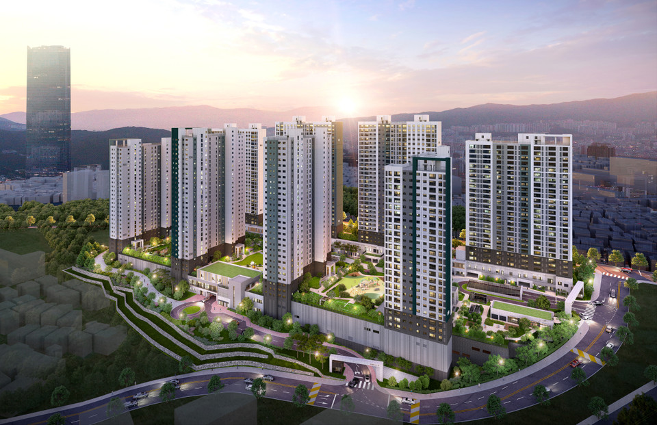 문현 푸르지오 트레시엘 석경 투시도 / 사진=대우건설