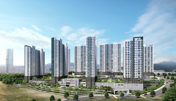 문현 푸르지오 트레시엘 주경투시도. /사진=대우건설