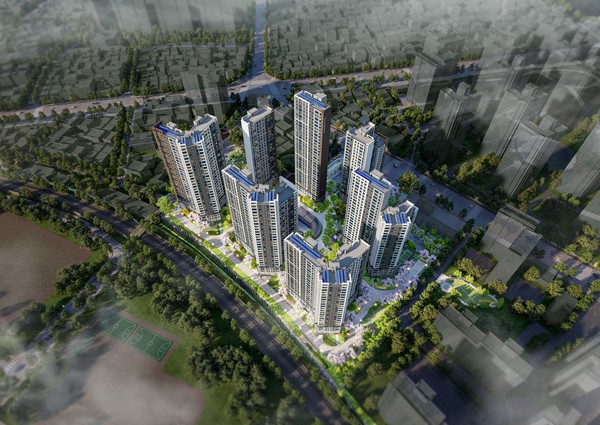 도마 포레나해모로 조감도.