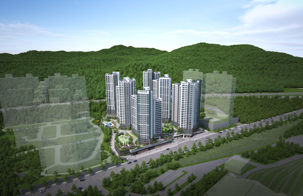 김해 삼계 푸르지오 센트럴파크 조감도. /사진=대우건설