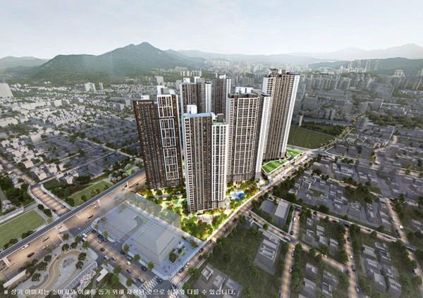 '더샵 의정부역 링크시티' 조감도. /사진=포스코이앤씨