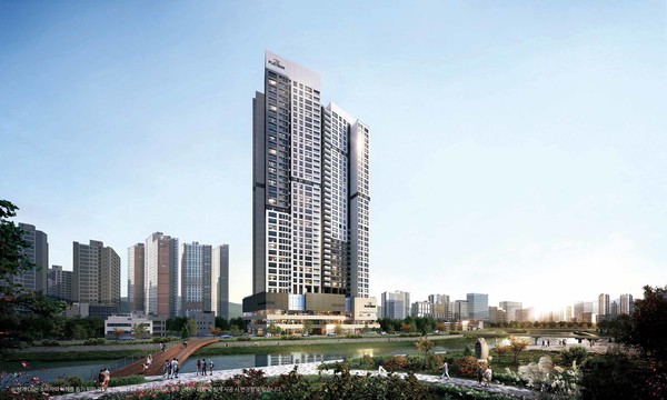 쌍용 더 플래티넘 스카이 투시도. /사진=쌍용건설