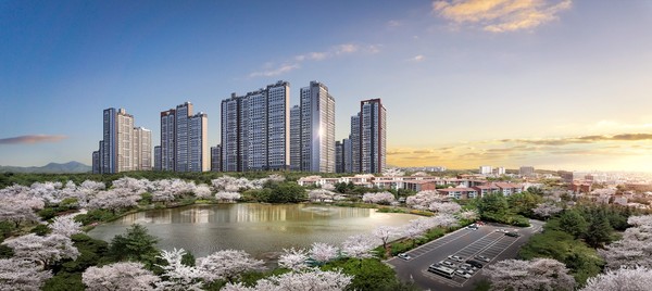 '힐스테이트 더샵 상생공원' 투시도. /사진=현대엔지니어링