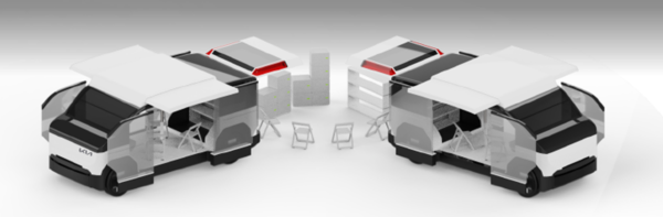 라이프스타일 부문 대상을 수상한 도림 팀의 '동네 커뮤니티 활성화를 위한 이웃 공유형 모빌리티' /사진=기아