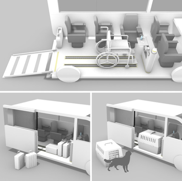 비즈니스 부문 대상을 수상한 For All팀의 '휠체어 이용 가능 PBV를 기반으로 한 다용도 모빌리티 서비스' /사진=기아