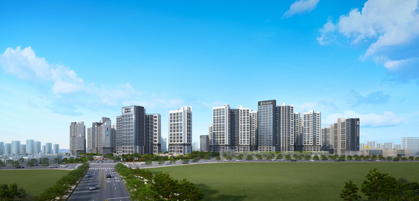 '서신 더샵 비발디' 투시도. /사진=포스코이앤씨