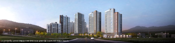 두산위브더제니스 센트럴 용인 투시도. /사진=두산건설