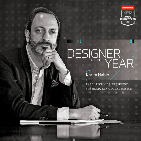 '올해의 디자이너(Designer Disruptor of the Year)' 부문에 선정된 기아 글로벌디자인담당 카림 하비브 부사장.