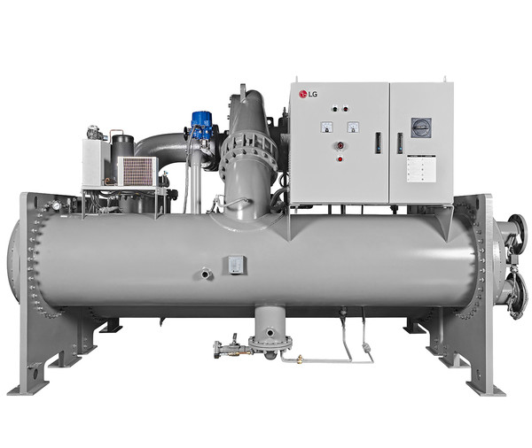 LG전자 초대형 냉방기 '칠러'가 해외 시장에서 최근 3년간 연평균 40%에 육박하는 매출 성장세를 기록하며 가파르게 성장하고 있다. 이를 통해 LG전자의 신성장동력 중 하나인 B2B 냉난방공조(HVAC) 성장을 이끄는 첨병 역할을 톡톡히 하고 있다. 사진은 LG전자 칠러 대표 제품인 터보 냉동기. /사진=LG전자