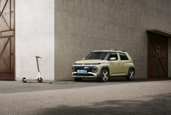 현대자동차가 '캐스퍼 일렉트릭' 론칭 기념 신라면세점과 제휴 프로모션을 실시한다고 10일 밝혔다./사진=현대차